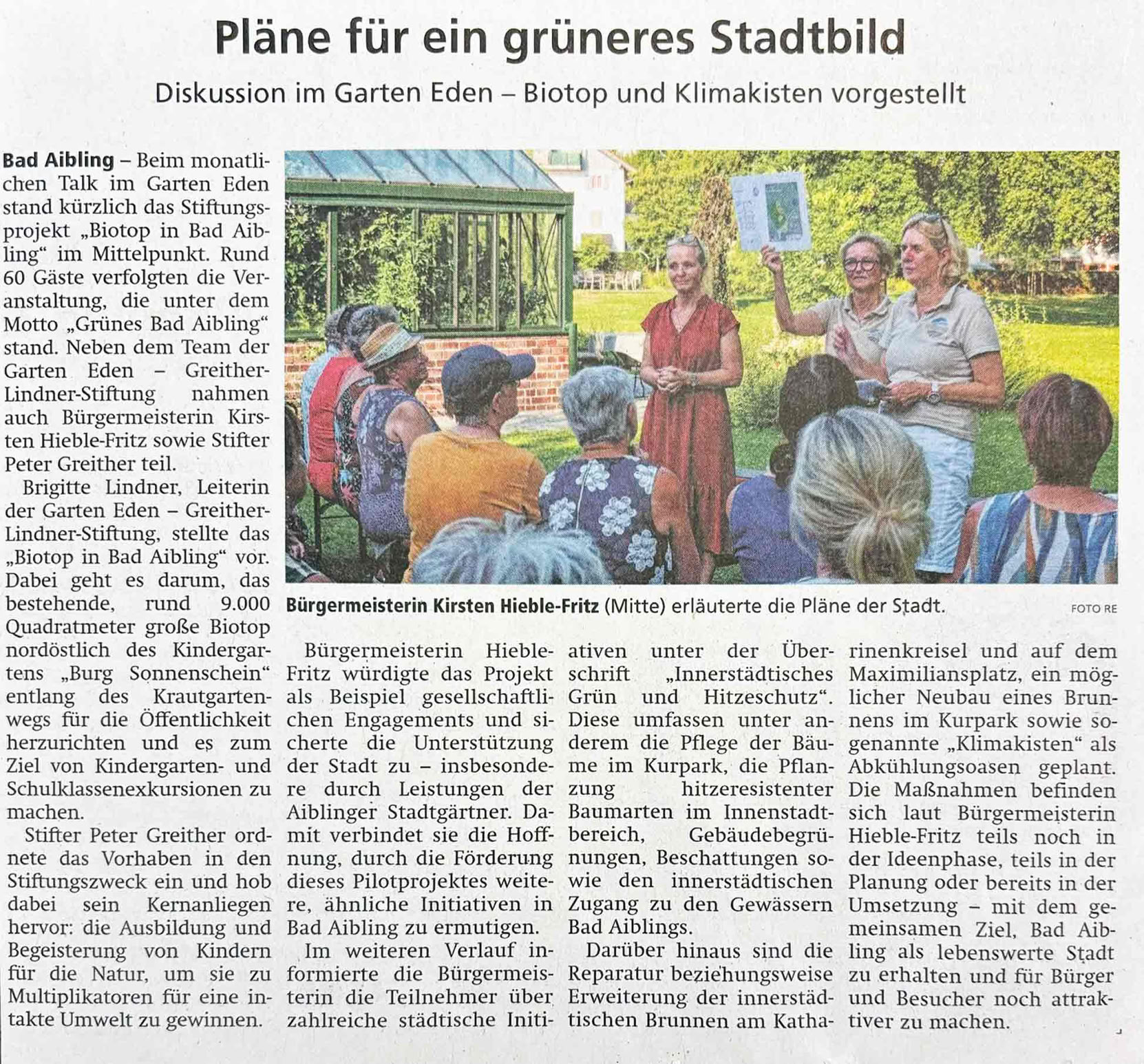 Peter Greither, Ludwigsbad, Orangerie