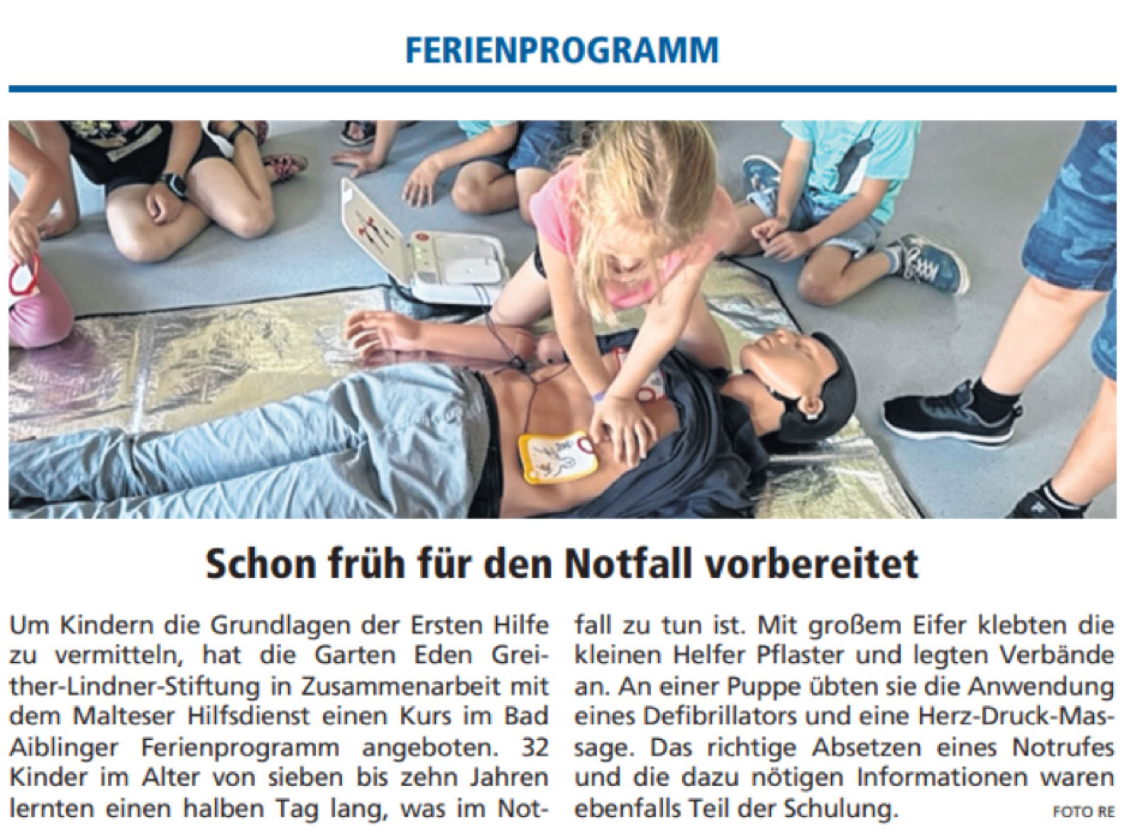 Mangfall-Bote über Garten Eden, Greither-Lindner-Stiftung, Bad Aibling