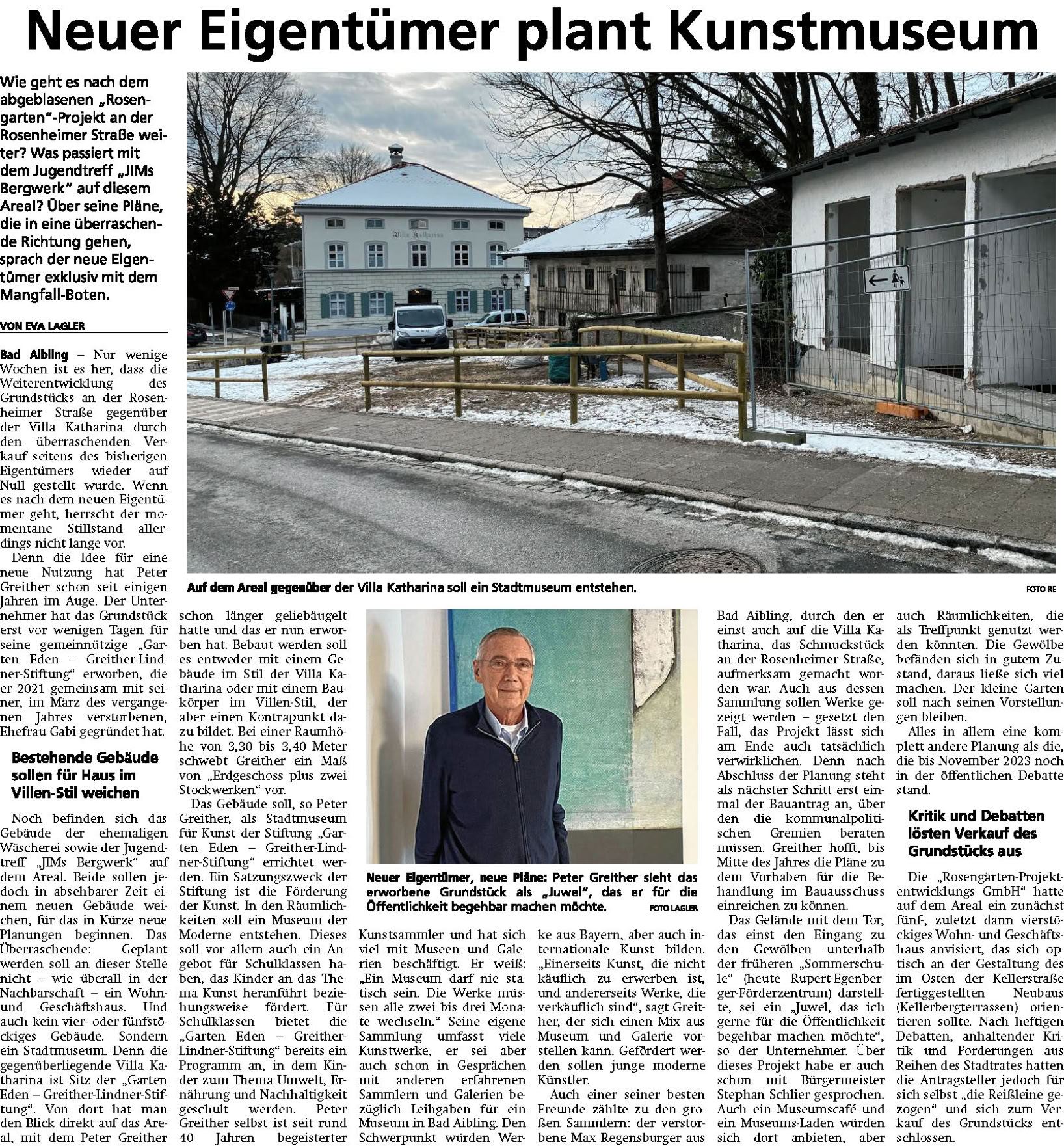 Peter Greither, Ludwigsbad, Orangerie