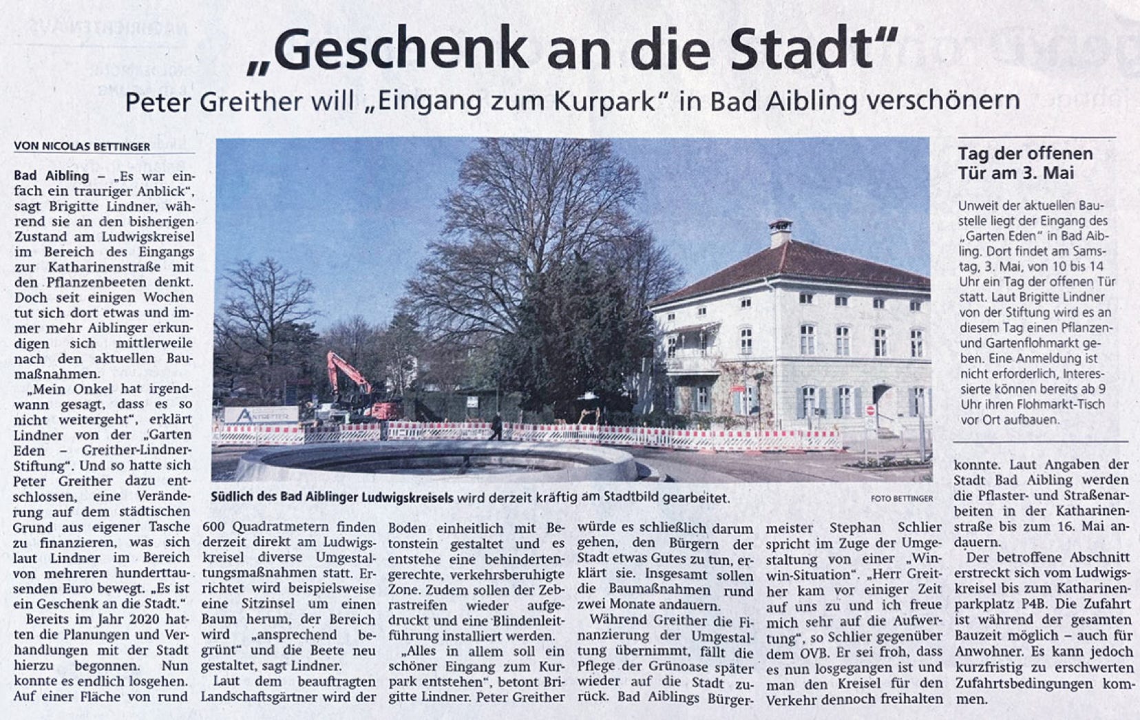 Peter Greither, Ludwigsbad, Orangerie