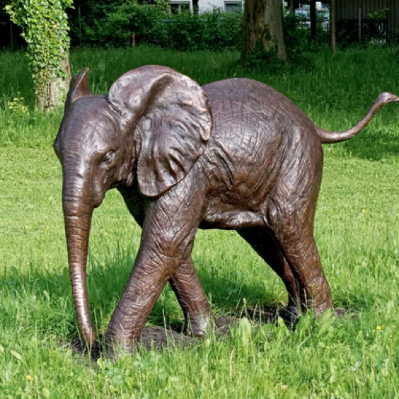 Elefant, bronze, Garten Eden, Greither-Lindner-Stiftung